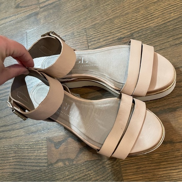 AGL Ankle Strap Platform Ankle Strap Sandal Dusty Rose Leather - Picture 3 of 14